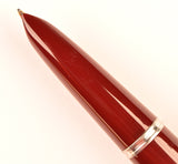 Parker 51 Custom in light burgundy, gold cap - Medium nib