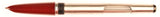 Parker 51 Custom in light burgundy, gold cap - Medium nib