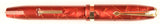 Conway Stewart 84 Lever Filler in gold veined rose pearl marble - Broad nib