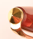 Conway Stewart 84 Lever Filler in gold veined rose pearl marble - Broad nib