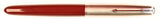 Parker 51 Classic in light burgundy, Steel cap - Extra fine nib