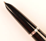 Parker 51 Classic in black, steel cap - Italic nib