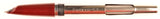 Parker 51 Custom in light burgundy, gold cap - Broad nib
