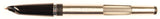 Parker 51 Custom (RS) in black, Rolled Silver cap - Medium nib