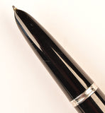 Parker 51 Classic in black, Steel cap - Stub nib