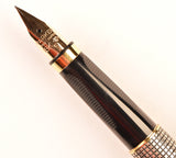 Parker Premier in sterling silver, Cisele design - Extra Fine nib, Boxed