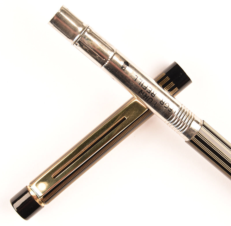 Sheaffer Targa ballpoint and pencil set in Regency Stripe design