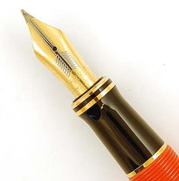 Parker Duofold Centennial Fountain Pen and Pencil in Orange/Red - Medium nib