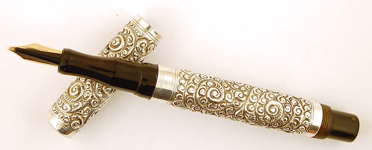 De La Rue Onoto 'O' Type in sterling silver - Medium nib