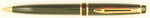 Waterman Expert ballpoint in dark green with gold trim