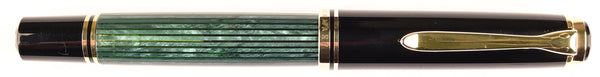 Pelikan M800 in green - Medium Oblique 14k nib