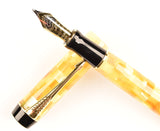 Parker Duofold Centennial in citrine check - Medium nib