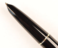 Parker 51 Custom Mk2 in black, Gold cap - Medium nib