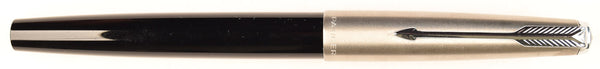 Parker 51 Classic Mk2 in black, Steel cap - Broad nib