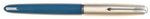 Parker 51 Classic in teal blue, Steel cap - Medium nib