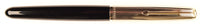 Parker 51 Custom in black, gold cap - Fine nib