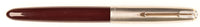 Parker 51 Demi Classic DL in dark burgundy, steel cap - fine nib