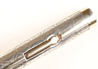 Wahl pen and pencil set in silver/vermeil, boxed - Broad flexible nib