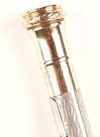 Wahl pen and pencil set in silver/vermeil, boxed - Broad flexible nib