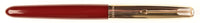 Parker 51 Custom in light burgundy, gold cap - Medium nib