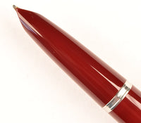 Parker 51 Custom in light burgundy, gold cap - Medium nib