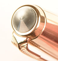 Parker 51 Custom in light burgundy, gold cap - Medium nib