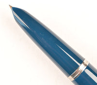 Parker 51 Classic in teal blue, Steel cap - Extra Fine nib