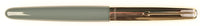 Parker 51 Custom in grey, gold cap - Fine nib