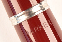 Parker 51 Custom in light burgundy, gold cap - Extra Fine nib