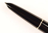 Parker 51 Custom Mk2 in black, Gold cap - Medium nib