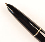 Parker 51 Custom Mk2 in black, Gold cap - Fine nib