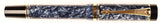 Parker Duofold Centennial in blue marble - Medium nib