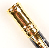 Parker Duofold Ballpoint in blue marble, 1990