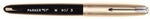 Parker 51 Classic in black, Steel cap - Medium nib