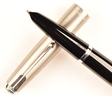 Parker 51 Classic in black, Steel cap - Medium nib