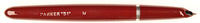 Parker 51 Classic in light burgundy, Steel cap - Medium nib