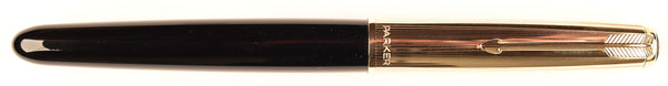Parker 51 Custom in black, gold cap - Medium nib