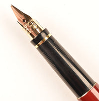 Parker 75 in burgundy laque - Italic 14k gold nib