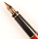 Parker 75 in burgundy laque - Italic 14k gold nib