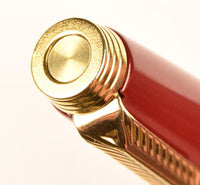 Parker 75 in burgundy laque - Italic 14k gold nib