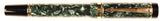 Parker Duofold International in green marble - Medium nib