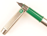 Parker 25 Flighter with green trim - Medium nib