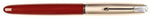 Parker 51 Classic in light burgundy, steel cap - Fine nib