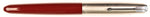 Parker 51 Classic in light burgundy, Steel cap - Medium nib