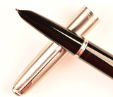 Parker 51 Classic in black, steel cap - Medium nib
