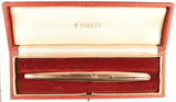 Parker 65 Presidential FP in 9k gold barley design - Medium+ nib