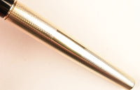 Parker 65 Presidential FP in 9k gold barley design - Medium+ nib