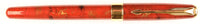 Parker Sonnet Rollerball in red Chinese laque, gold trim