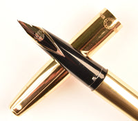 Sheaffer Imperial in Imperial Brass - Fine nib