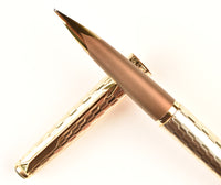 Parker 50 Golden Falcon - Broad nib